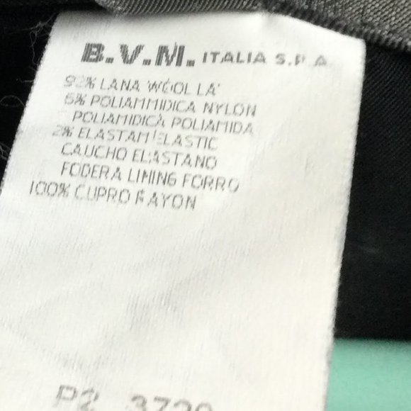 Les Copains Black Wool Blend Blazer Jacket 46 10 - Picture 7 of 12